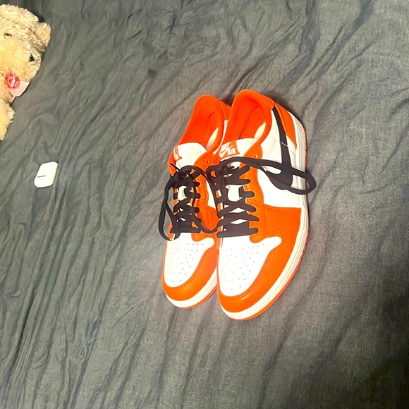 Size 10 Jordan 1 low starfish wore twice